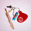 Side Mirror Keychain in Red Thumbnail