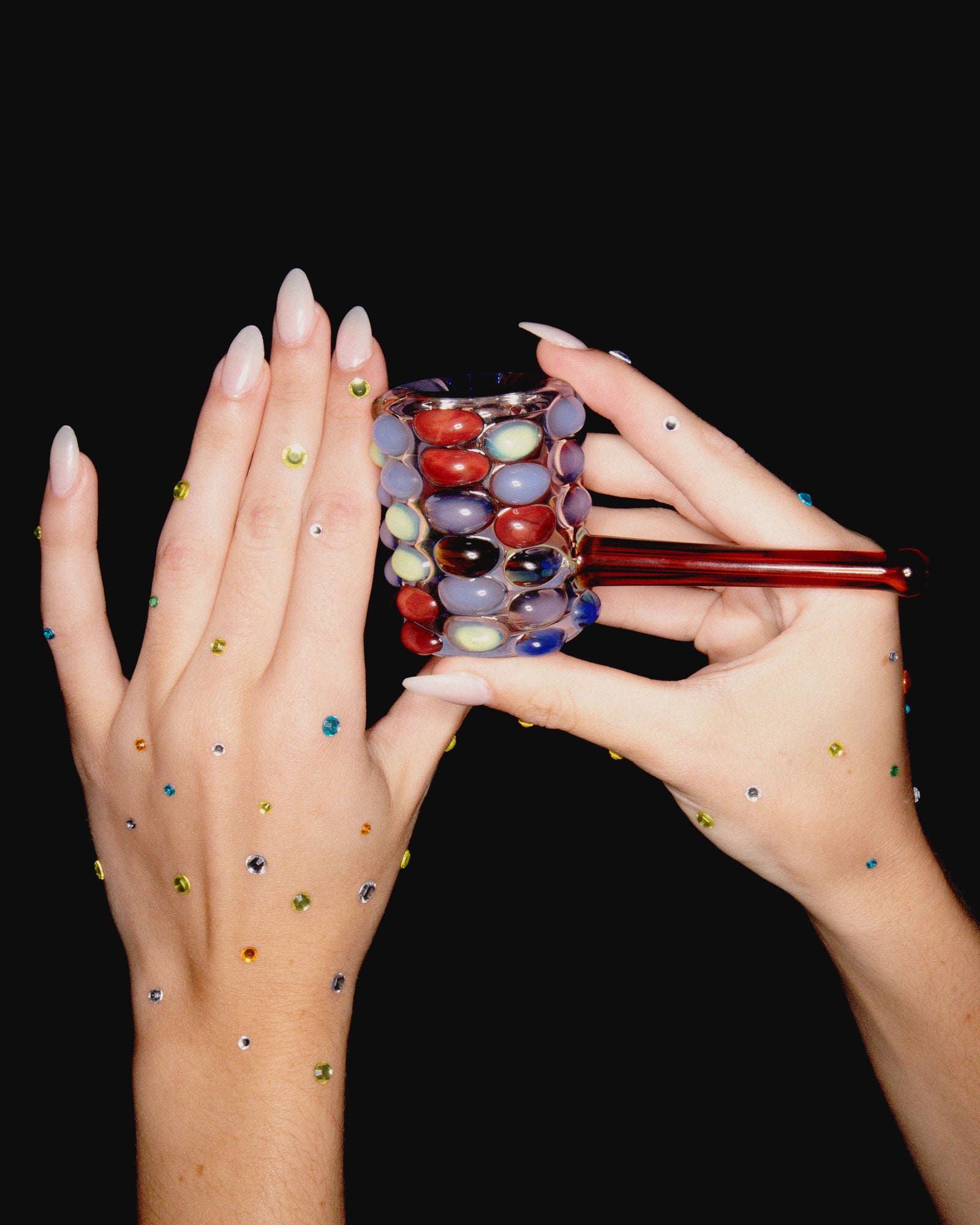 Edie Parker x Wes Anderson's Phoenician Scheme in Glass Corn Cob Pipe