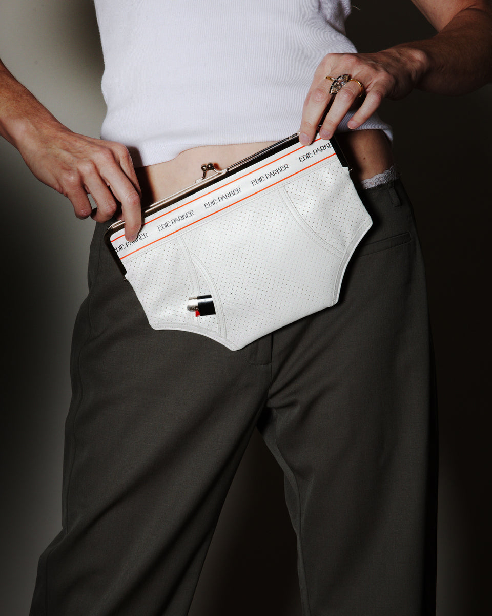 Undies Pouch in Red Stripe
