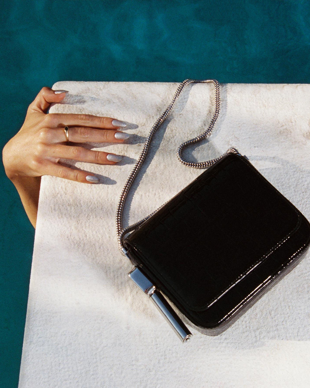 Edie Parker x Jake Clark Ceramic Rolling Tray in Flowers