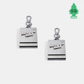 Matchbook Mirror Keychain in White BOGO Thumbnail