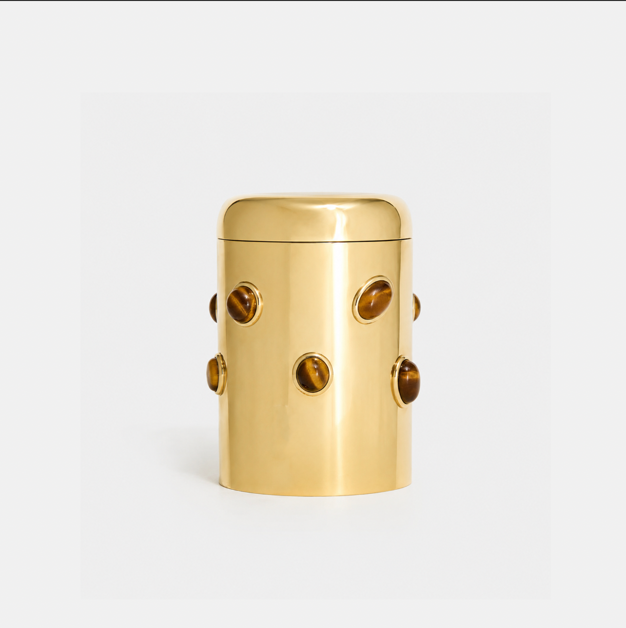 Heirloom Candle Holder in Tigers Eye