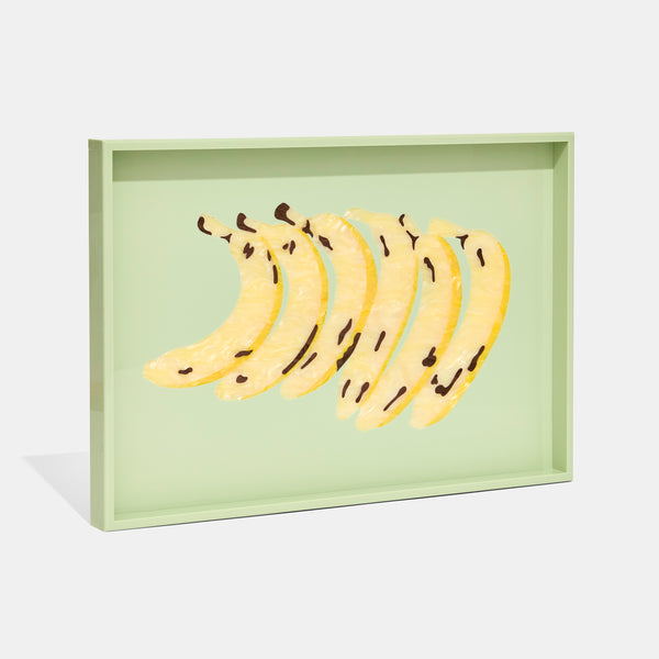 XL Banana Tray in Mint