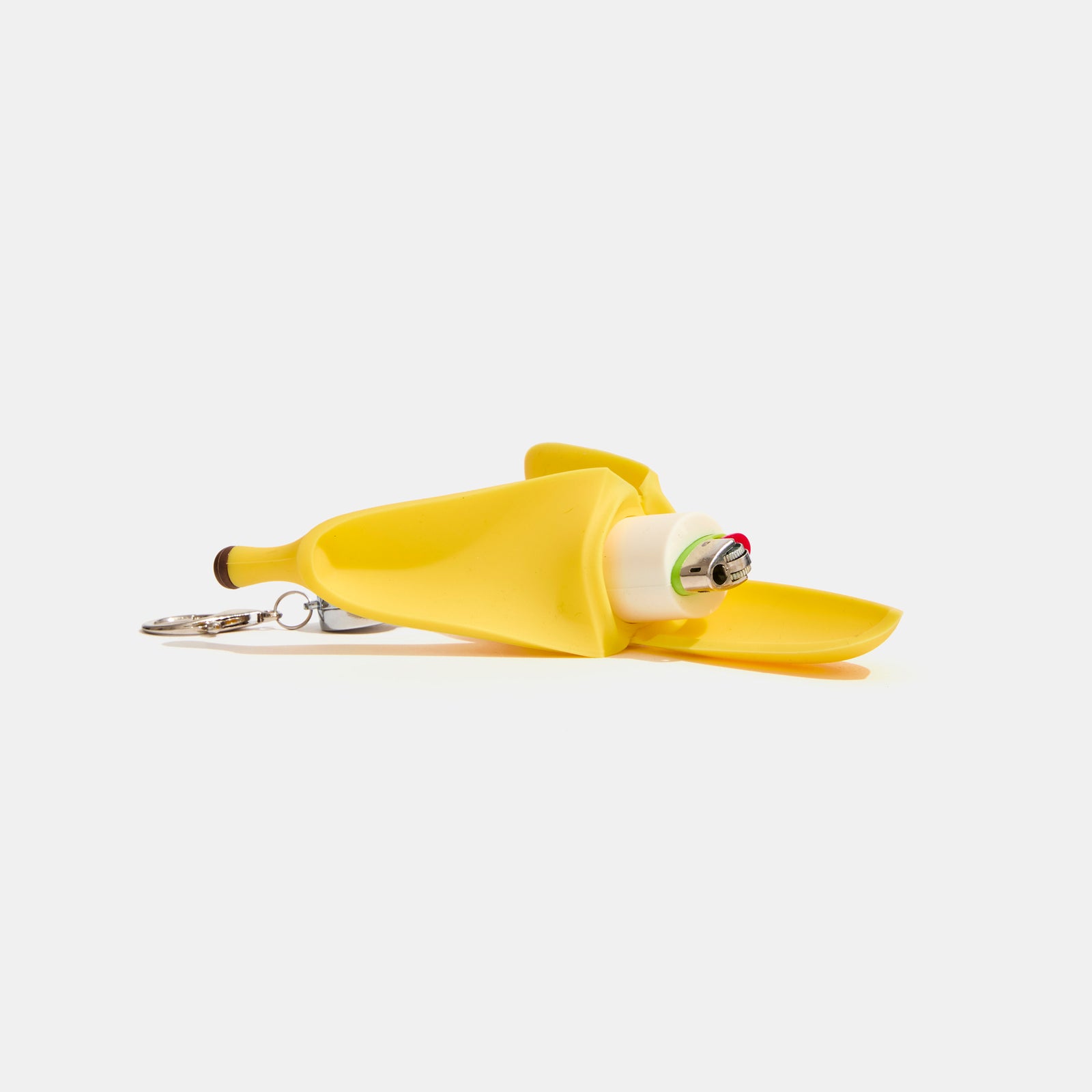 Retractable Lighter Keychain in Banana Peel