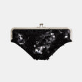 Undies Clutch in Black Sequins Thumbnail