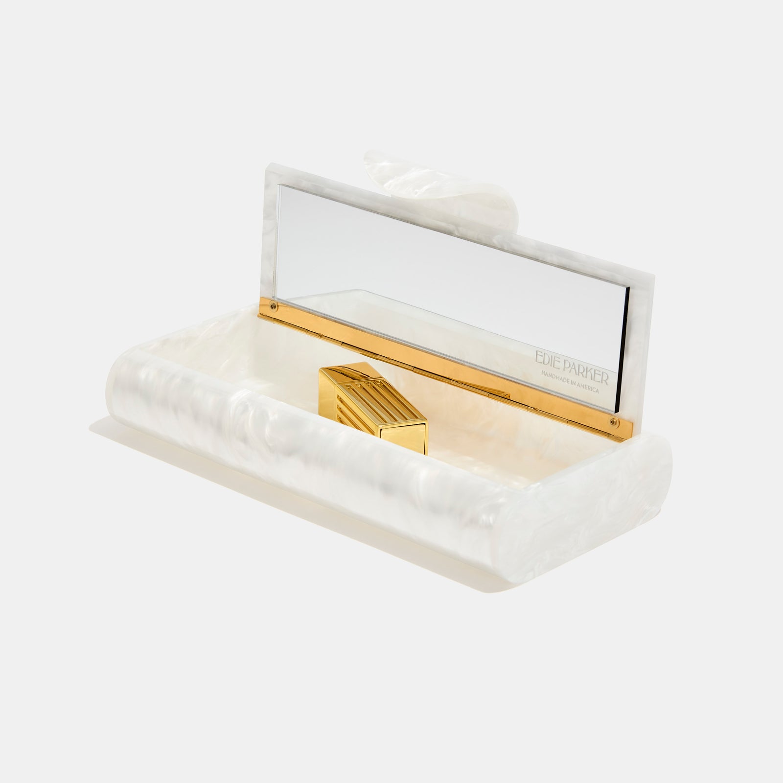 Large Lara in White Pearlescent