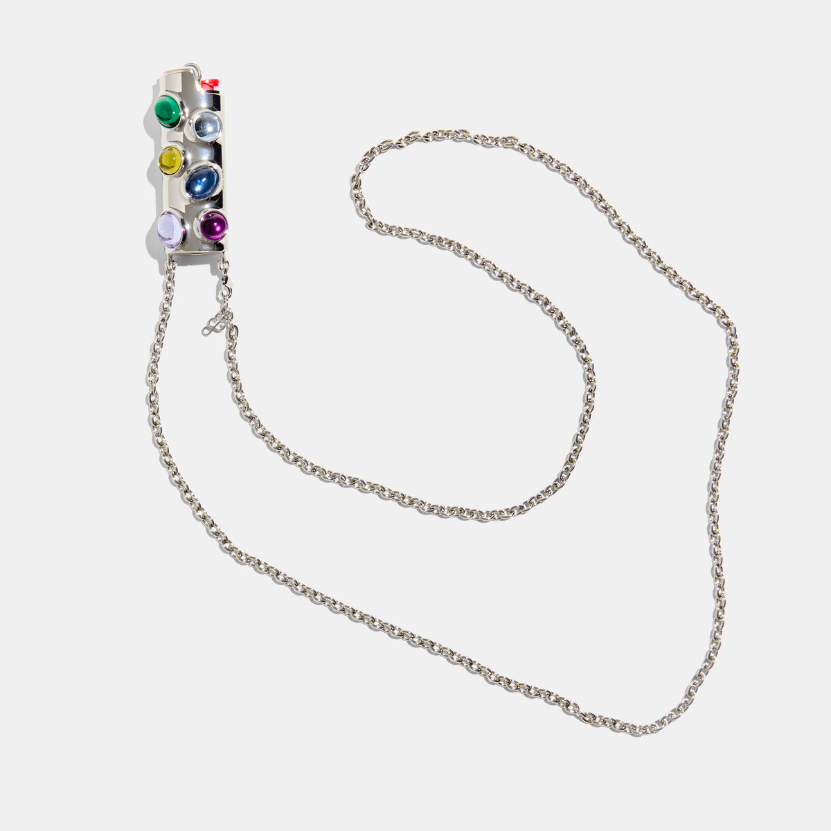 Gemstoned Crossbody Lighter Case in Jewel