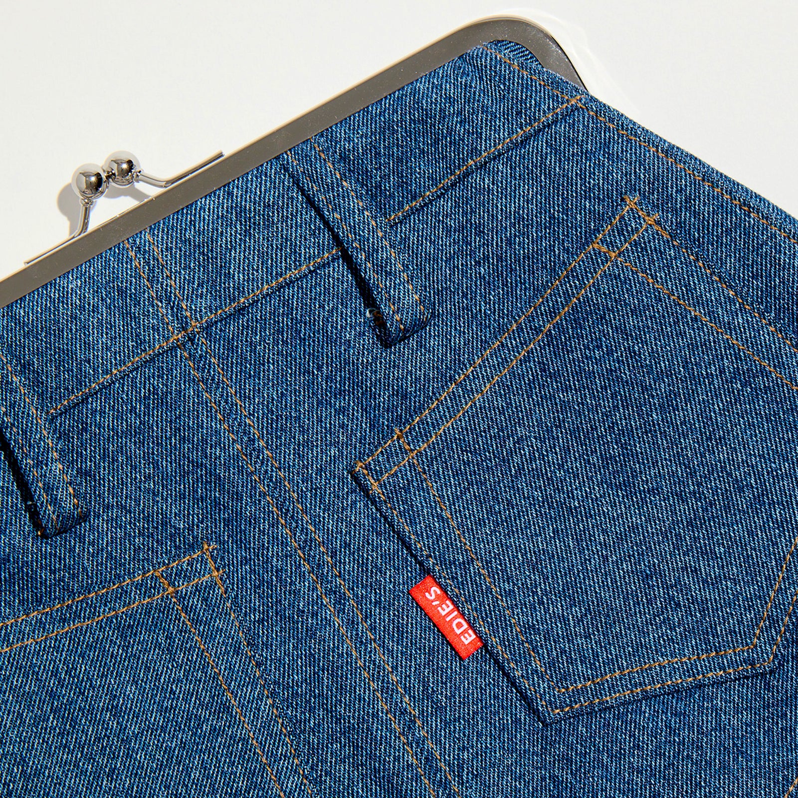 Hot Pants Bag in Denim