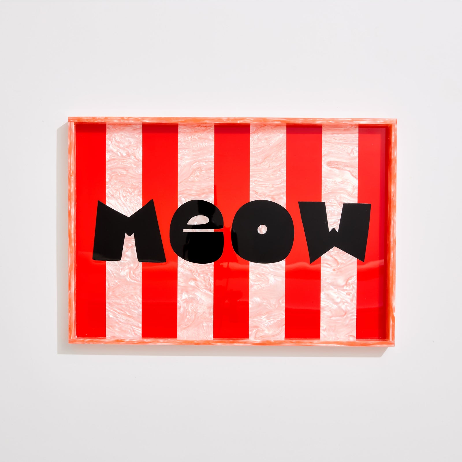 XL Meow Tray in Stripes