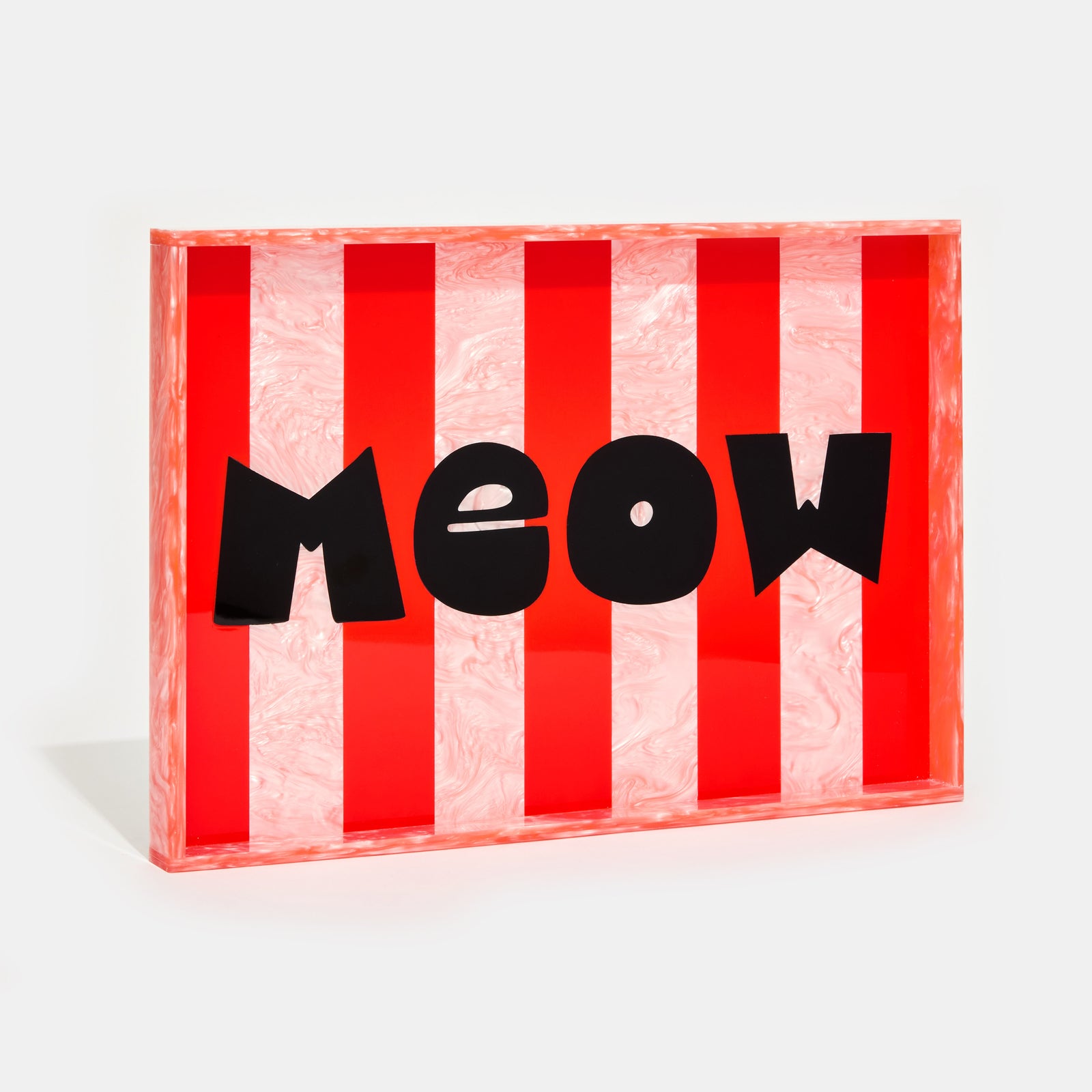 XL Meow Tray in Stripes