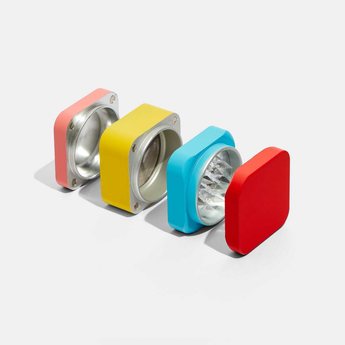 Colorblock Grinder in Red Multi
