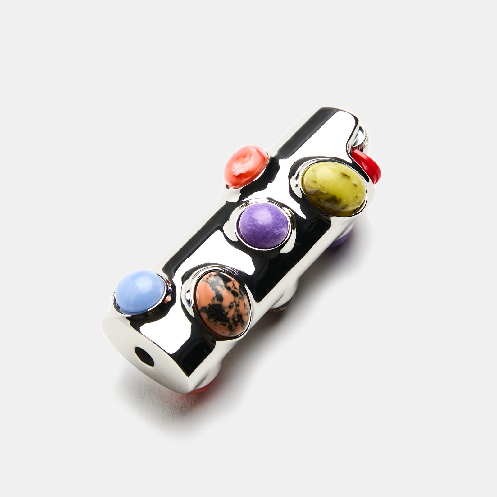 Stoned Lighter Case in Rainbow