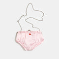 Undies Pouch in Pink Satin Thumbnail