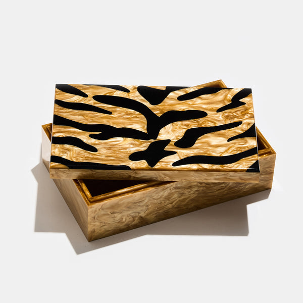 Tiger Stuff Box in Gold