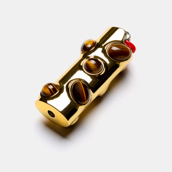 Gemstoned Lighter Case in Tigers Eye