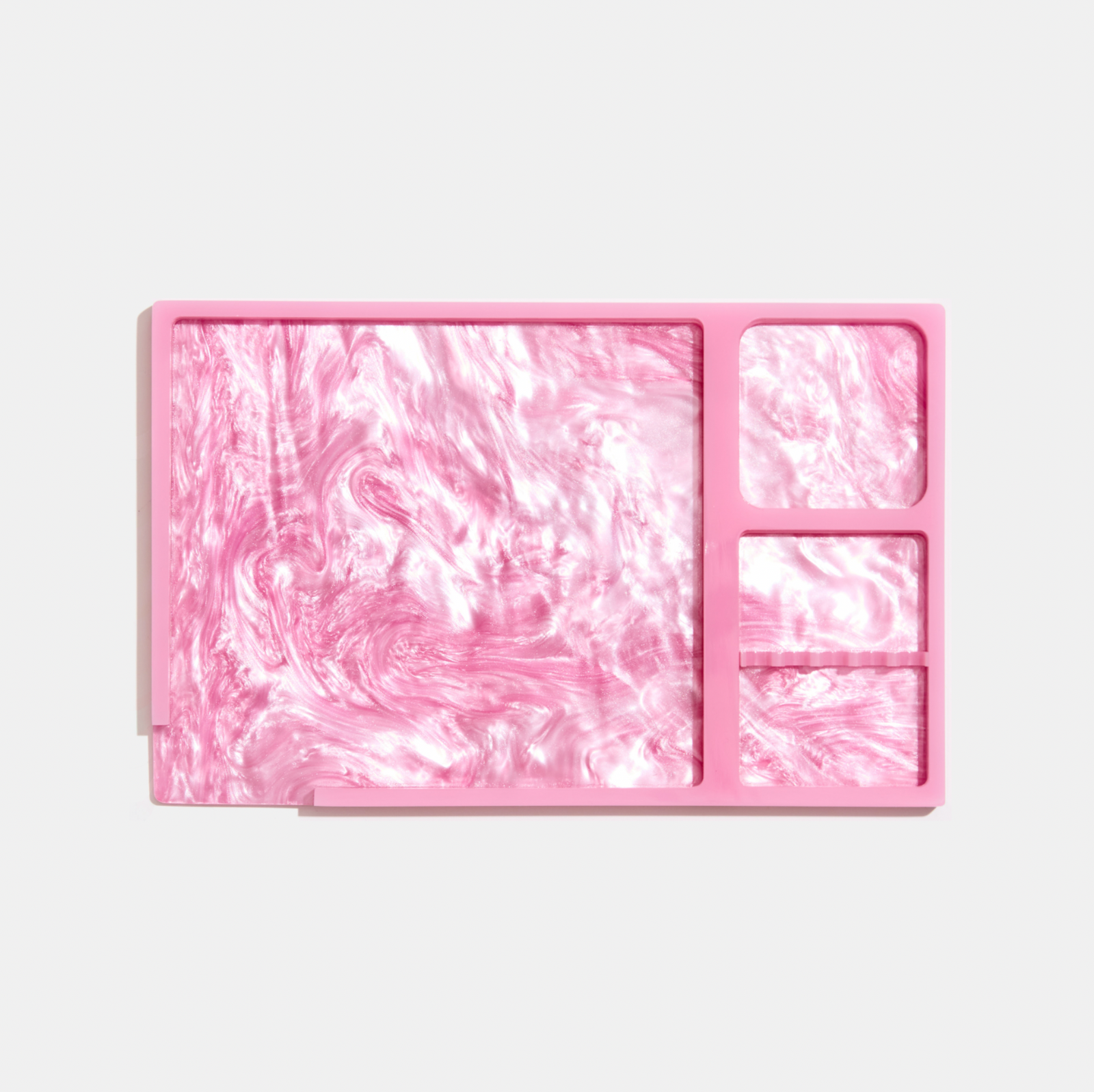 Rolling Tray in Mauve Pearlescent