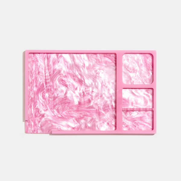 Rolling Tray in Mauve Pearlescent