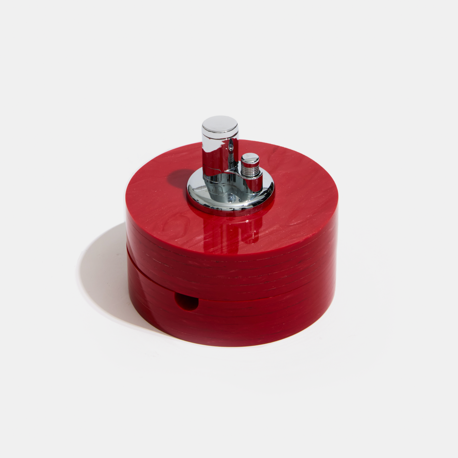 Tabletop Lighter in Tomato Pearlescent