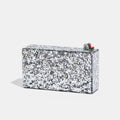 Slim Jean Lighter Bag in Silver Confetti Thumbnail