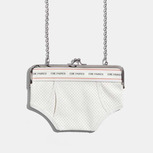 Undies Crossbody Pouch in Red Stripe