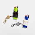 Tank Lighter Holder Bag Charm in Charcoal Thumbnail