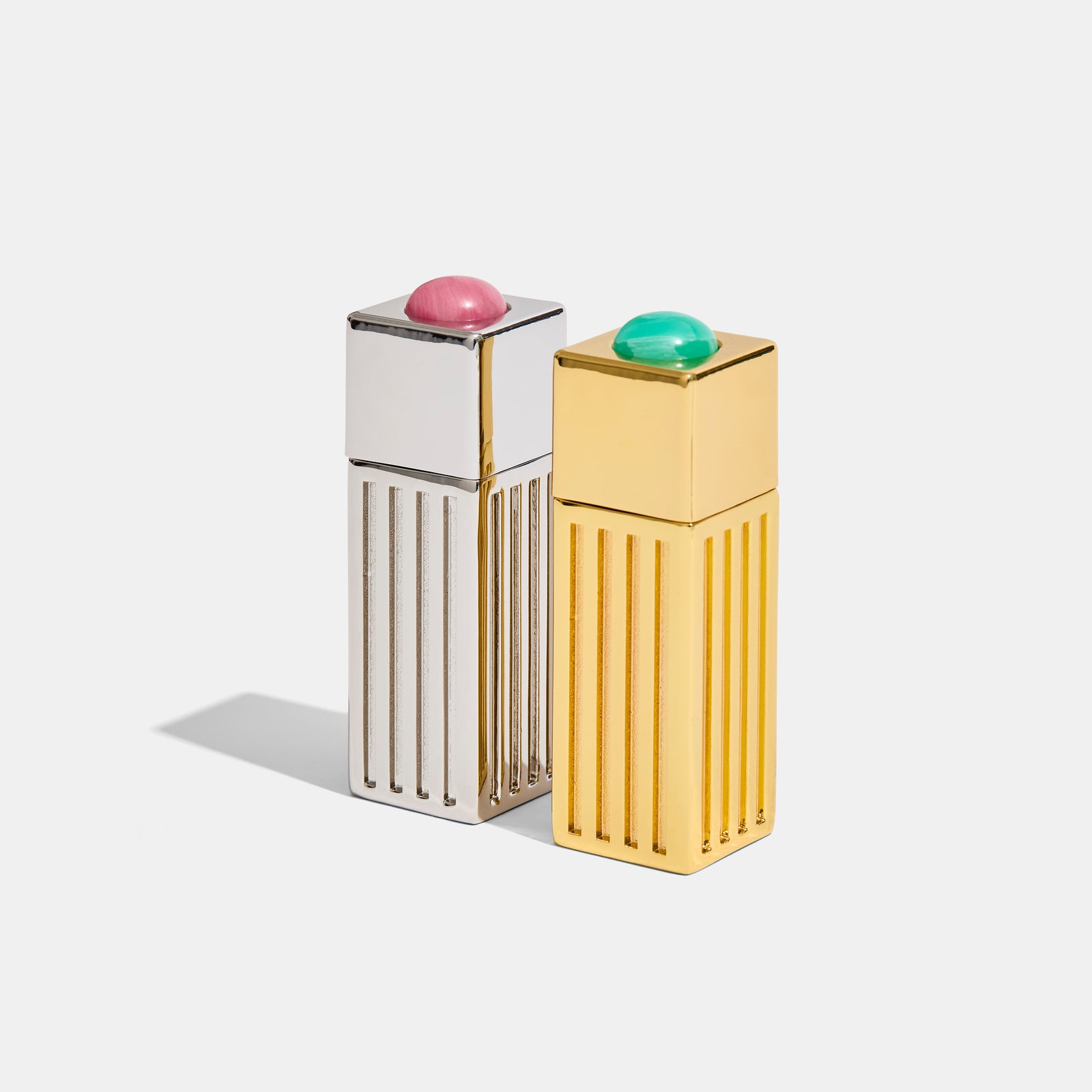 Lipstick Lighter Case in Gold