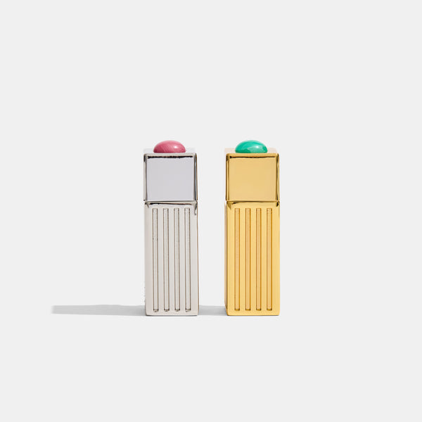 Lipstick Lighter Case in Silver