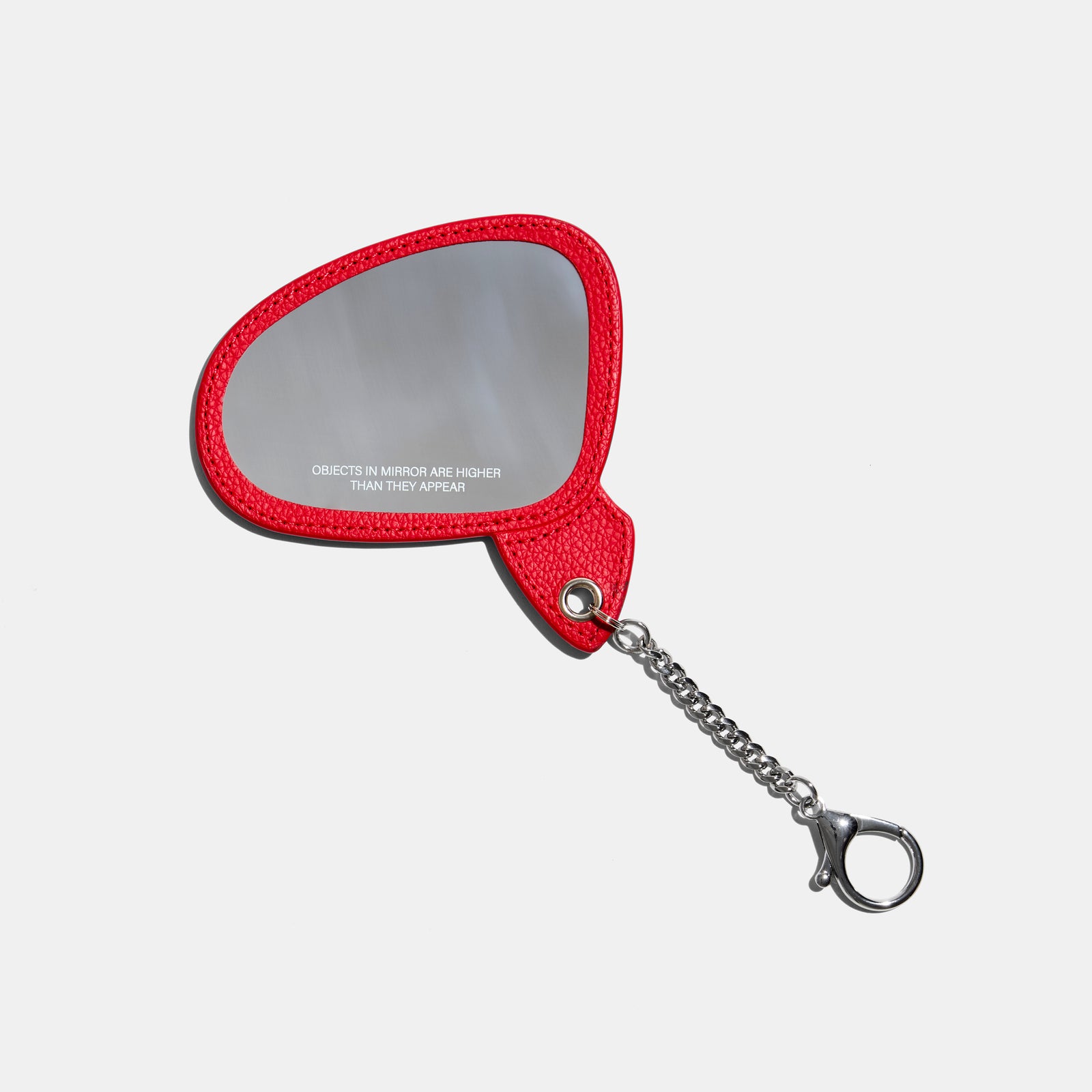 Side Mirror Keychain in Red