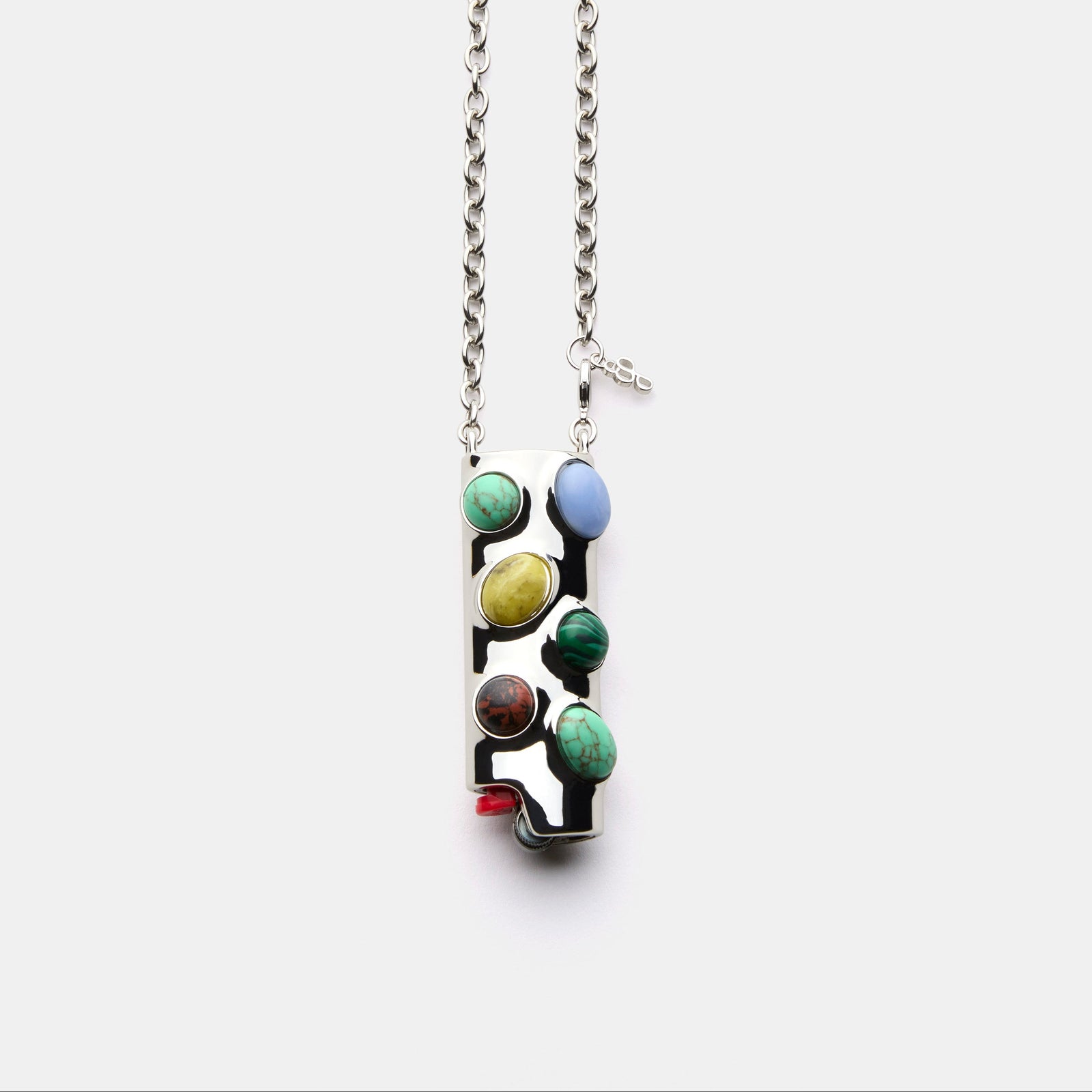 Stoned Crossbody Lighter Case in Turquoise