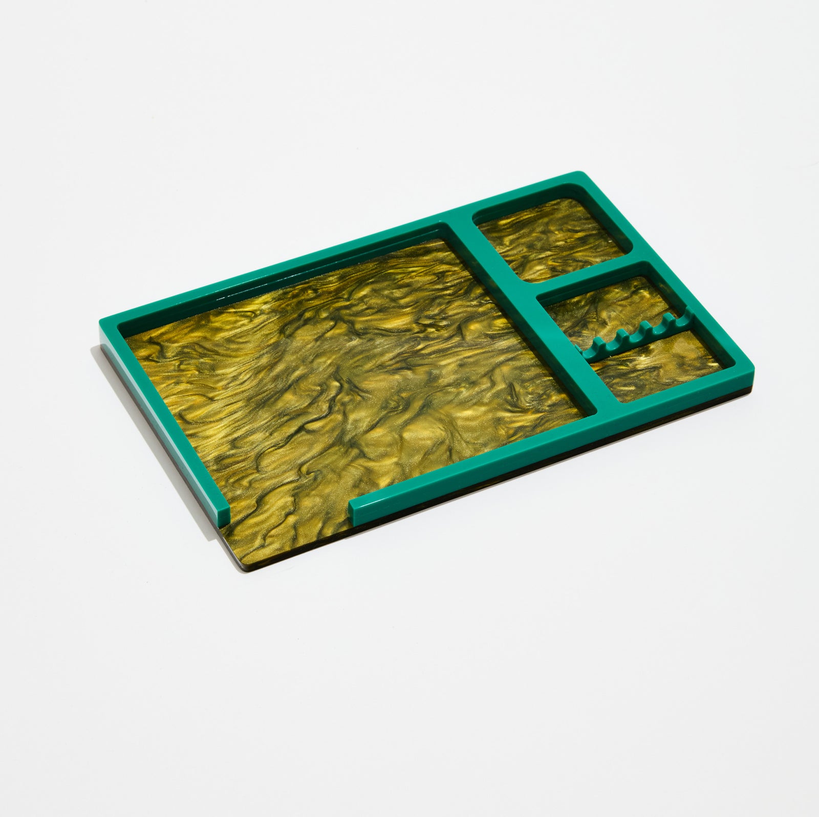 Rolling Tray in Emerald