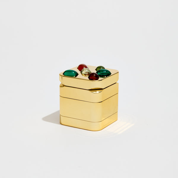 Gemstoned Grinder in Gold