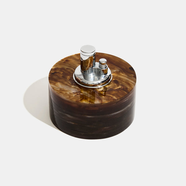 Tabletop Lighter in Mica Marble