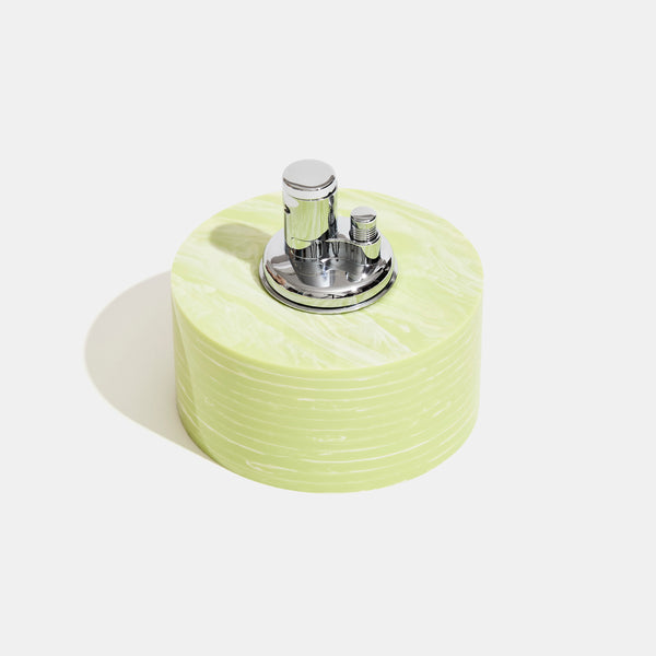Tabletop Lighter in Lite Green Marble
