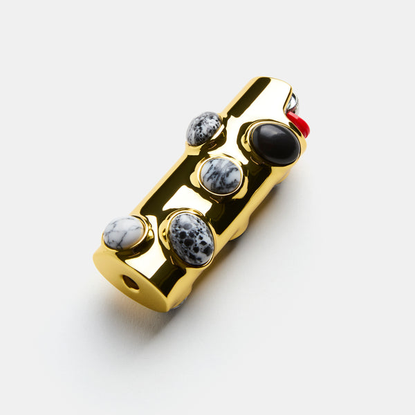 Stoned Lighter Case in Granite