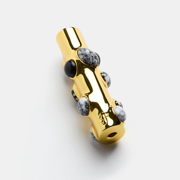 Stoned Lighter Case in Granite