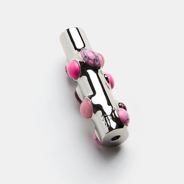 Stoned Lighter Case in Dragon Fruit