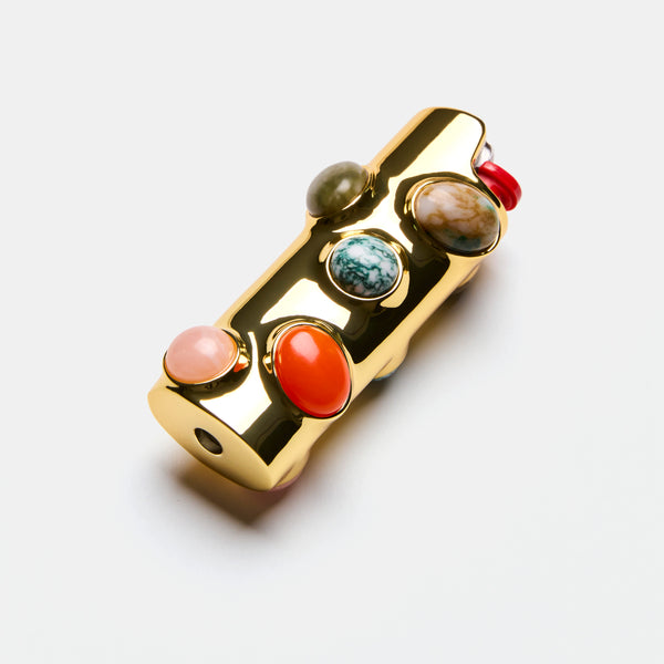 Stoned Lighter Case in Carnelian