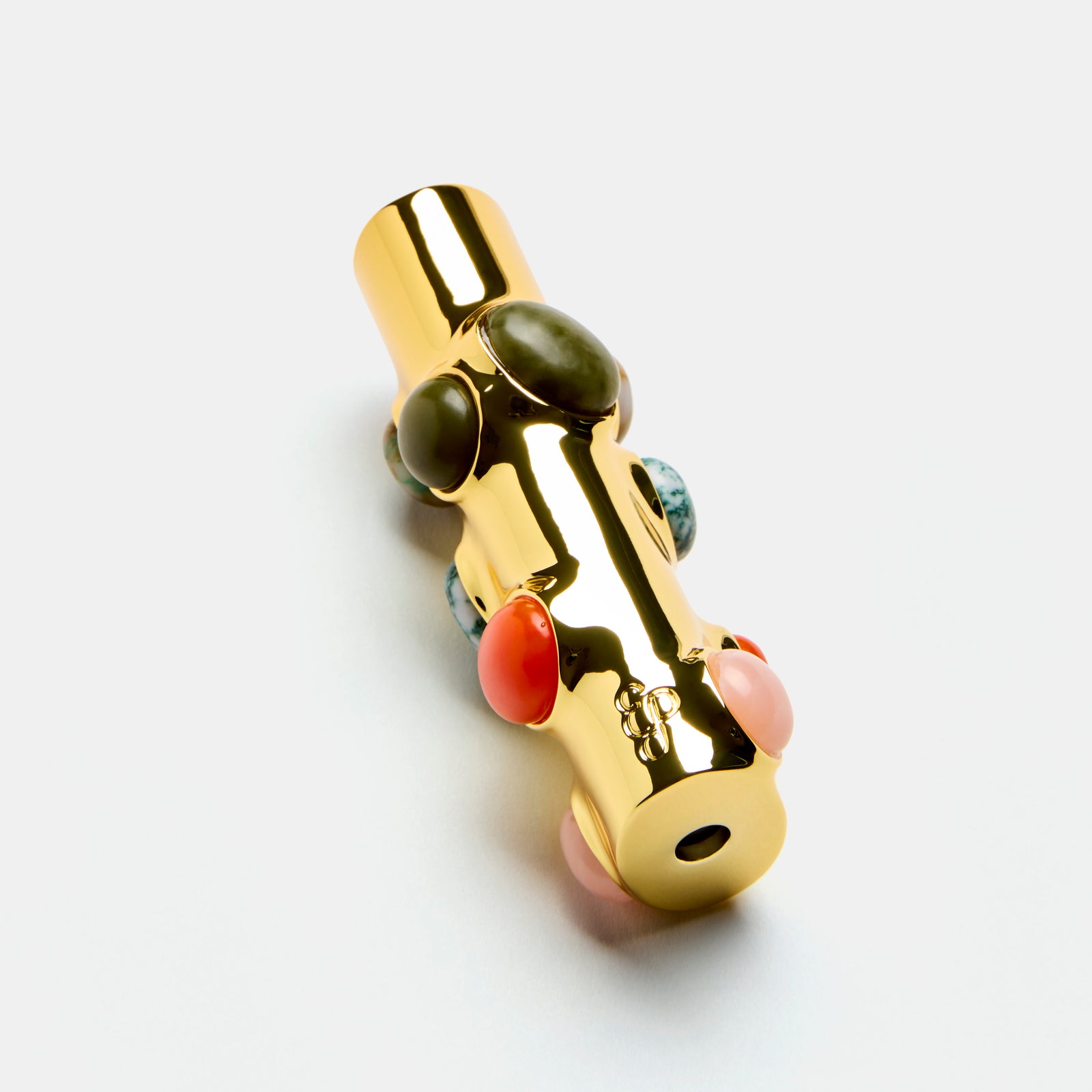 Stoned Lighter Case in Carnelian