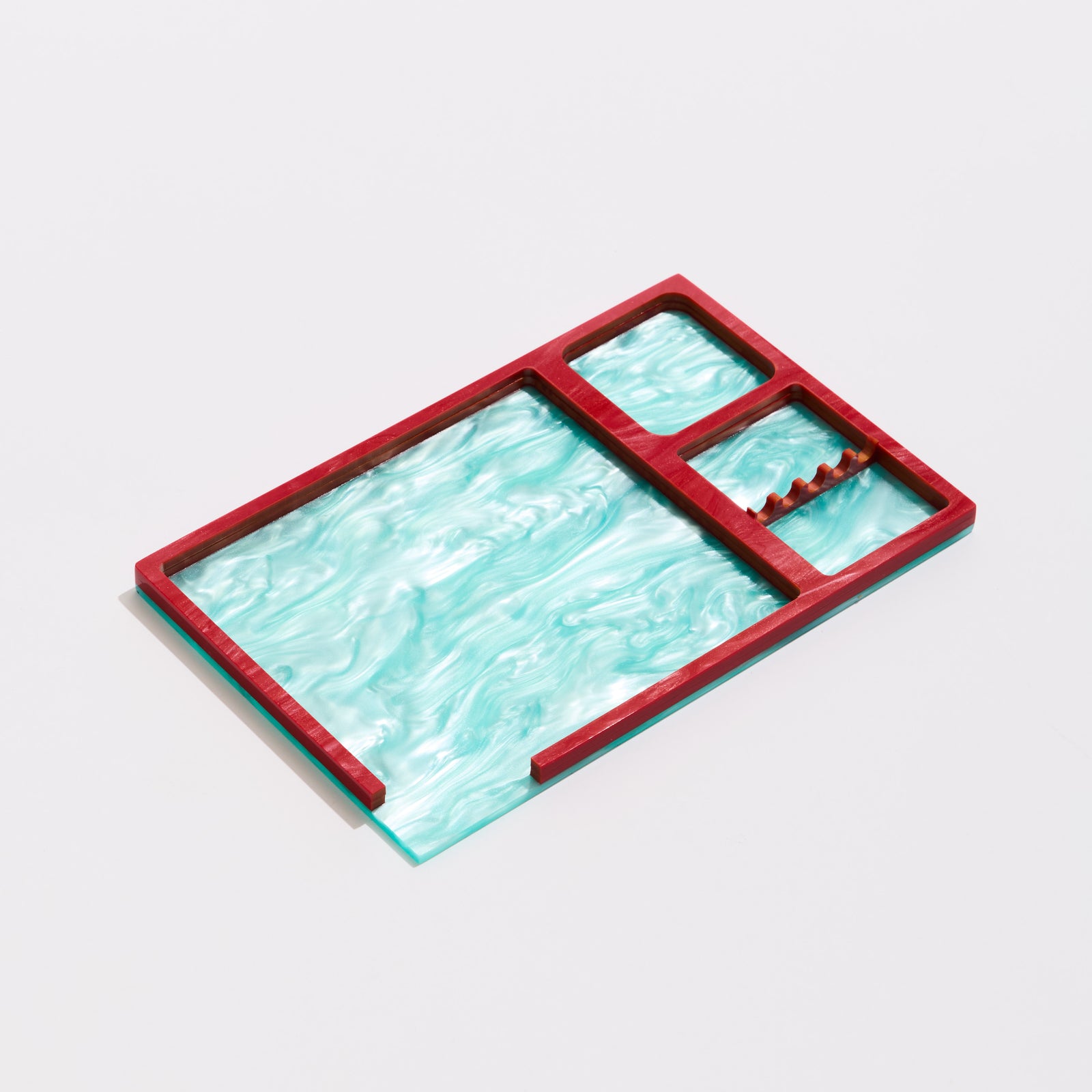 Rolling Tray in Tomato