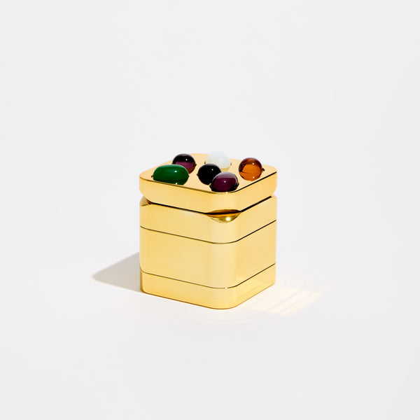 Gemstoned Grinder in Gold