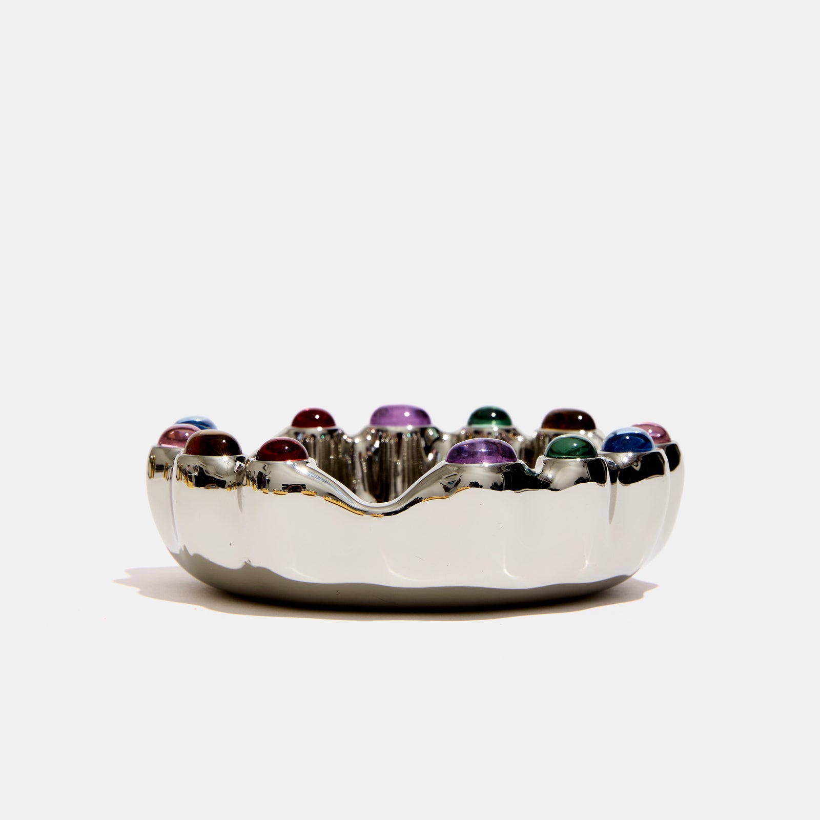 Gemstoned Ashtray in Multi-stone