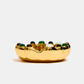 Gemstoned Ashtray in Gold Thumbnail