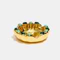 Gemstoned Ashtray in Malachite Thumbnail