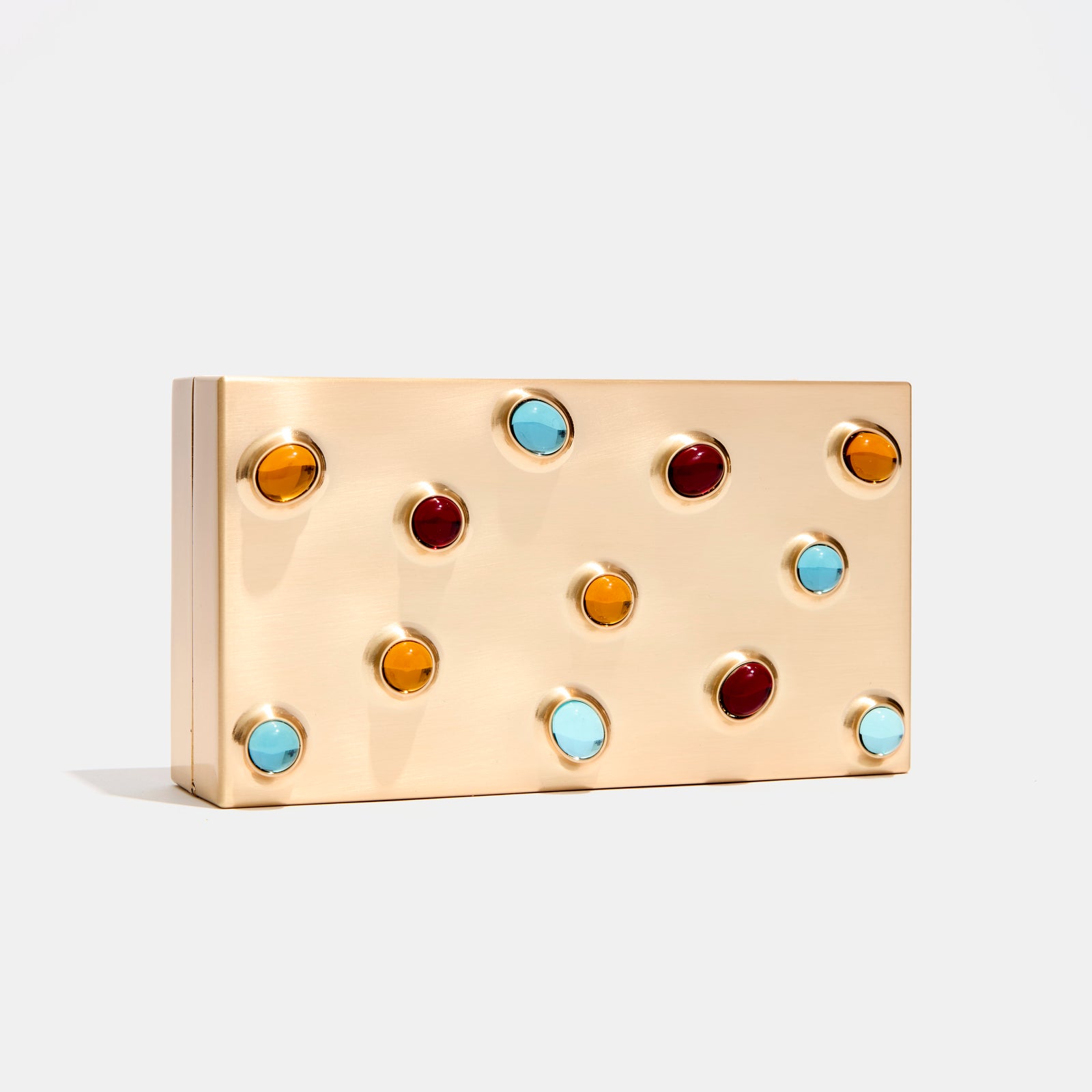 The Ice Box Clutch in Iced Merlot