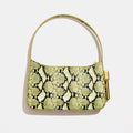 Burn Shoulder Bag in Green Python Thumbnail