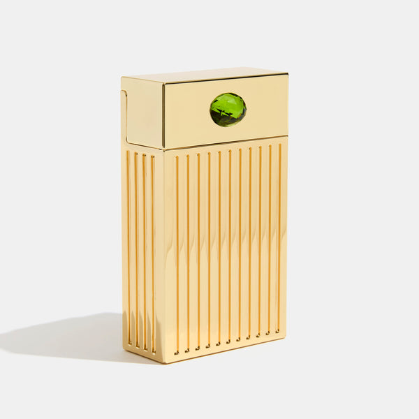 Solitaire Cig Case in Peridot