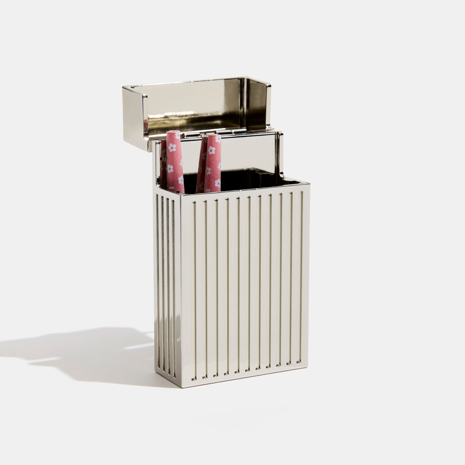Solitaire Cig Case in Rhodolite
