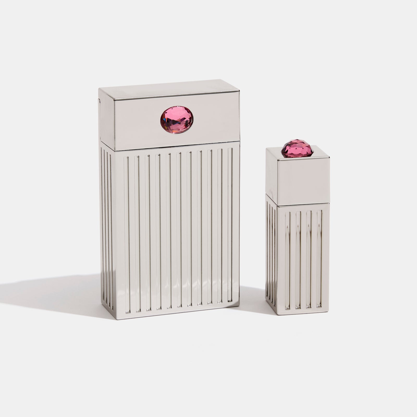 Solitaire Cig Case in Rhodolite