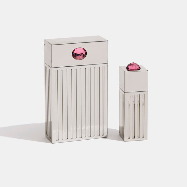 Solitaire Cig Case in Rhodolite