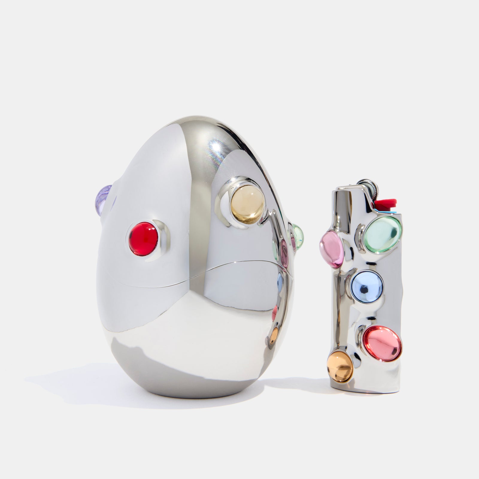 Heirloom Egg Cig Holder in Multi-Stone